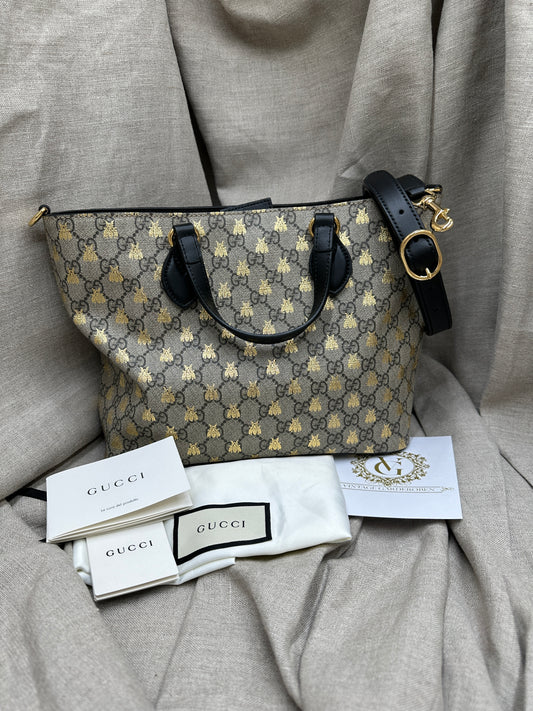 Gucci Bee Shimmer tote