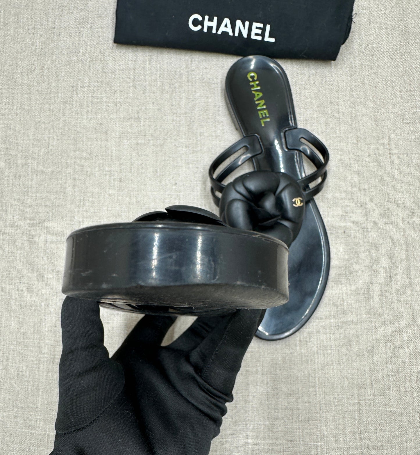 Chanel flip flop