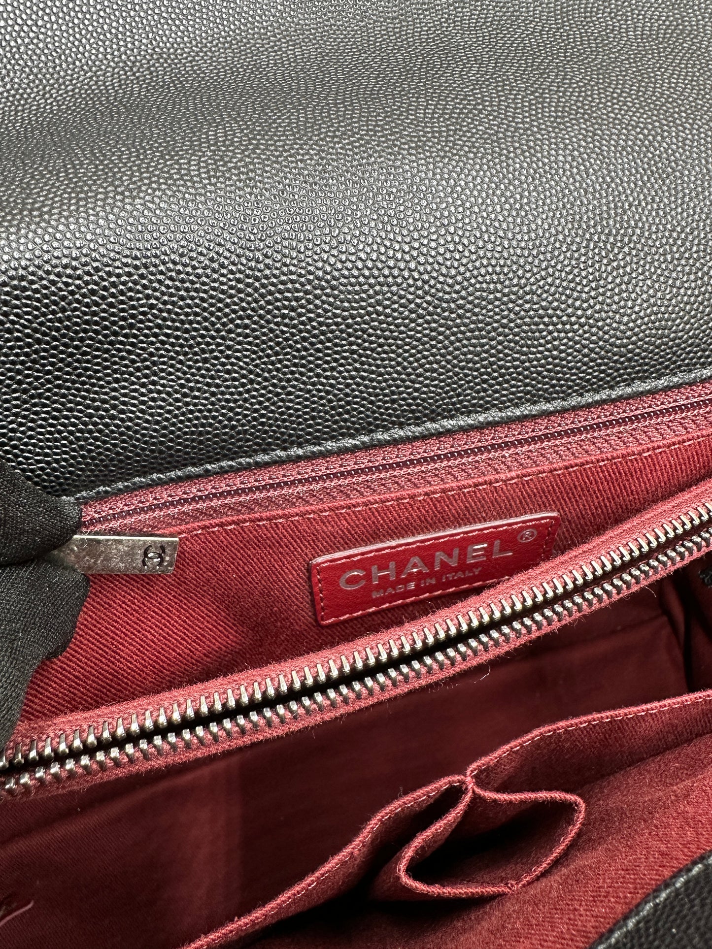 Chanel Maxi Flap Bag top handle