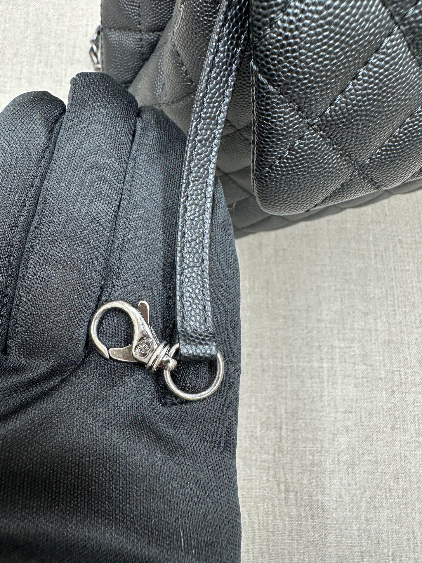 Chanel Maxi Flap Bag top handle