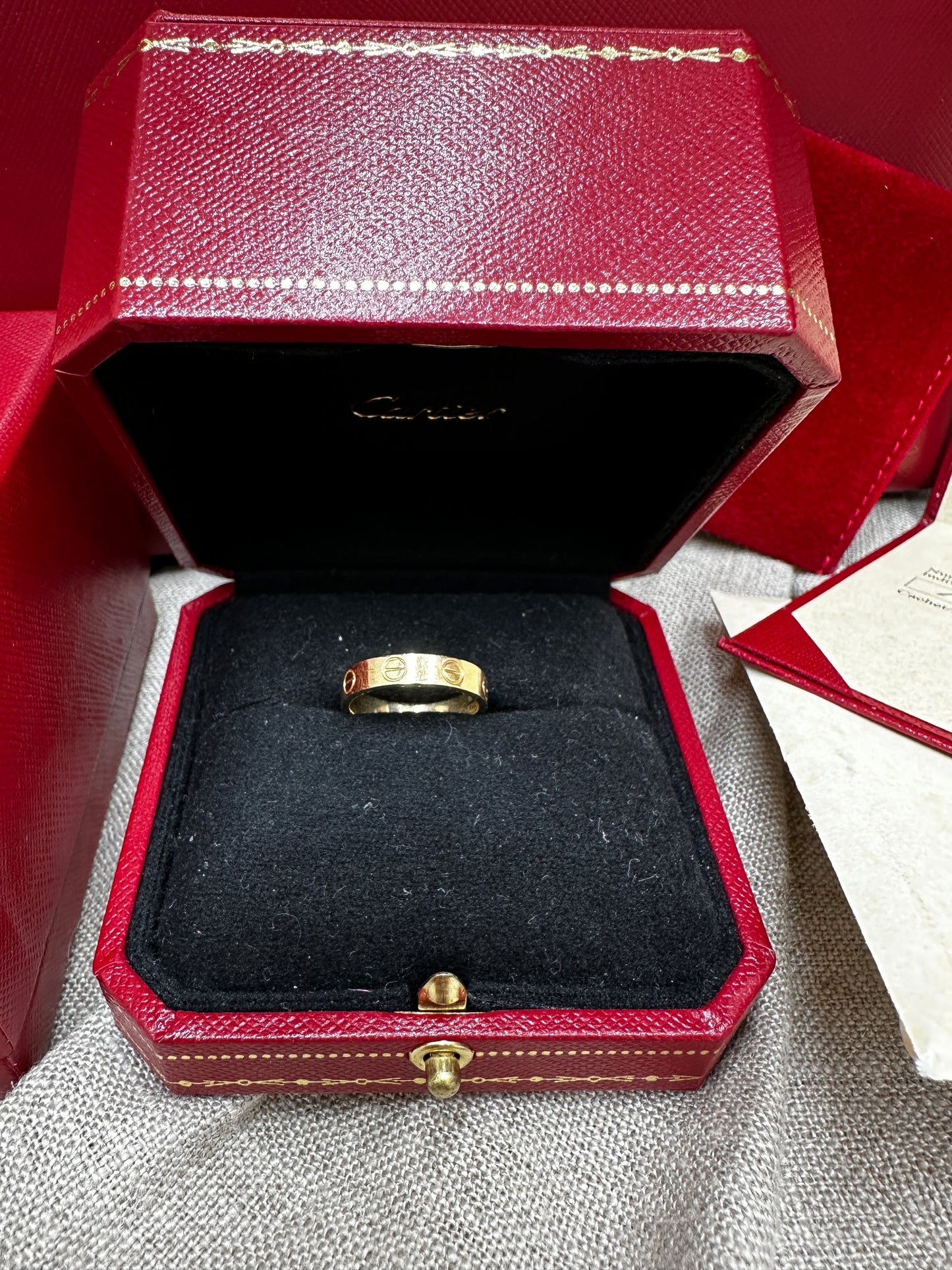 Cartier ring Love stl. 48