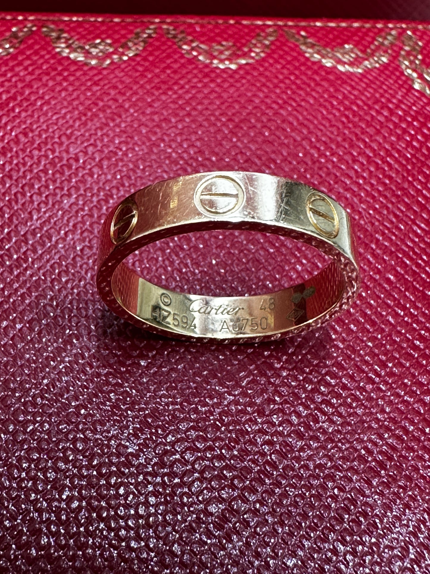 Cartier ring Love stl. 48