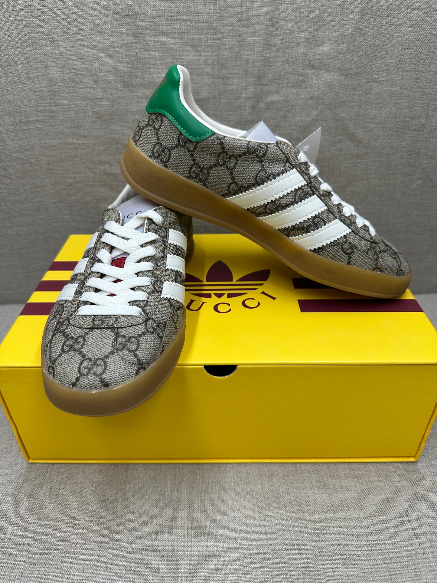 Gucci x Adidas sneakers monogram