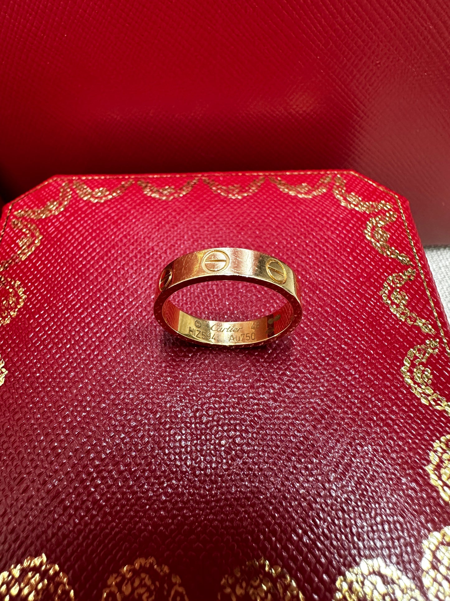 Cartier ring Love stl. 48