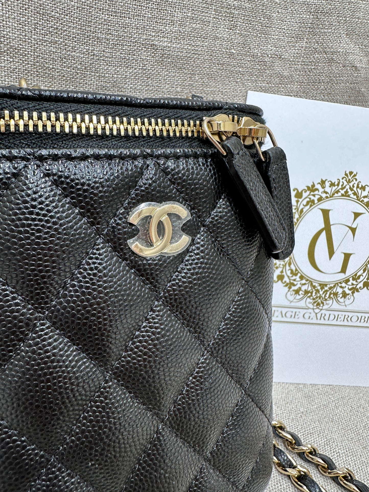 Chanel Vanity on Chain Bag