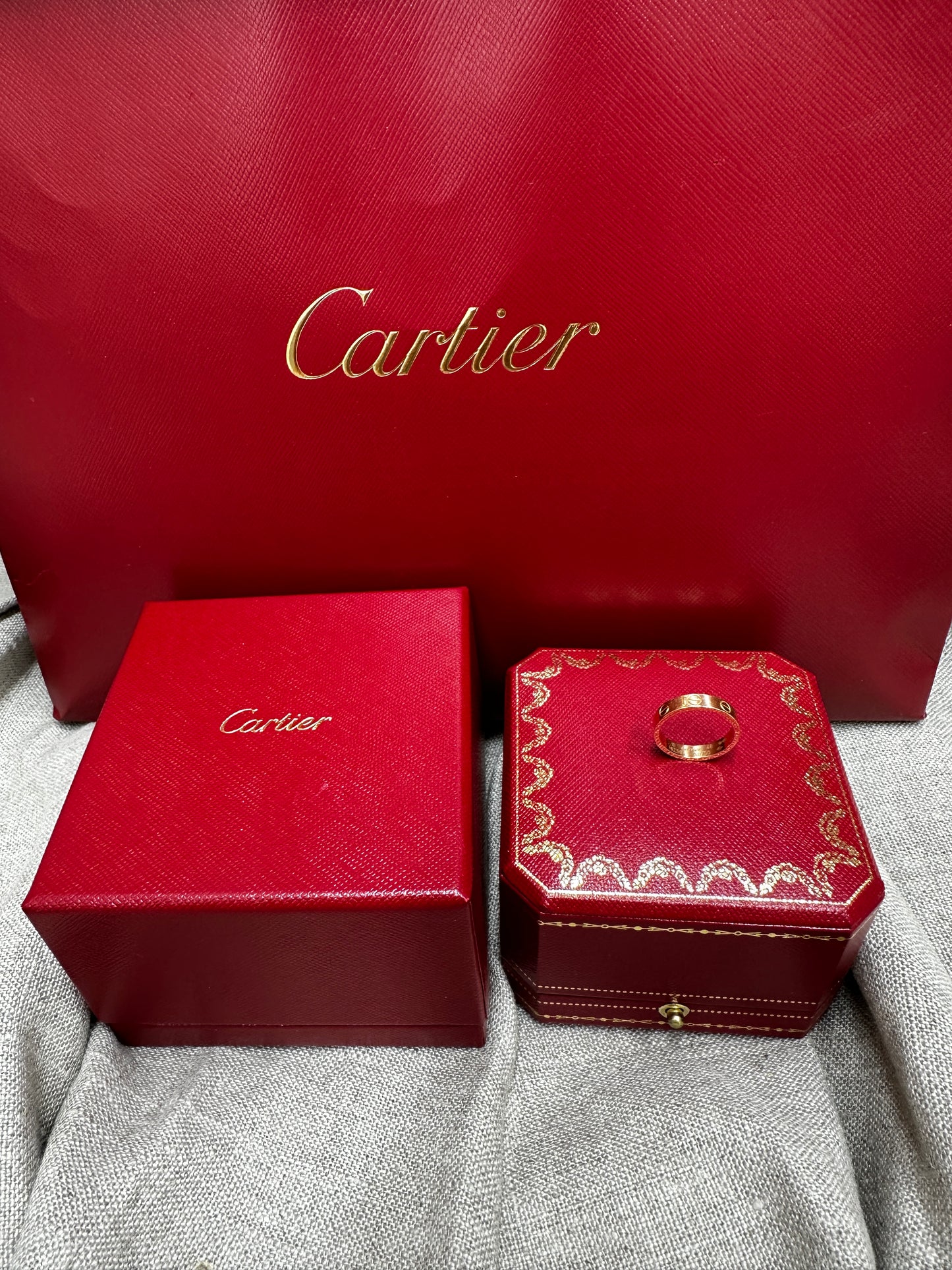 Cartier ring Love stl. 48