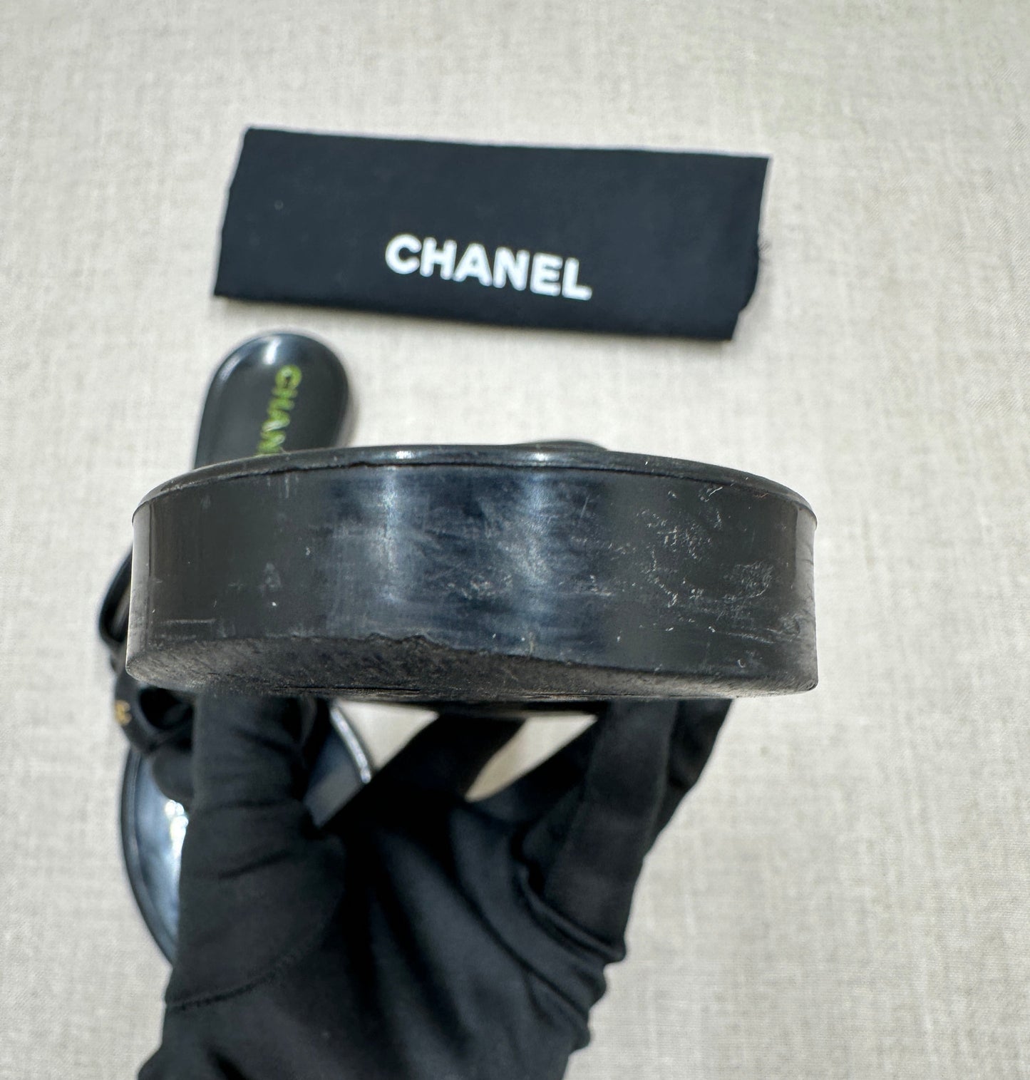 Chanel flip flop