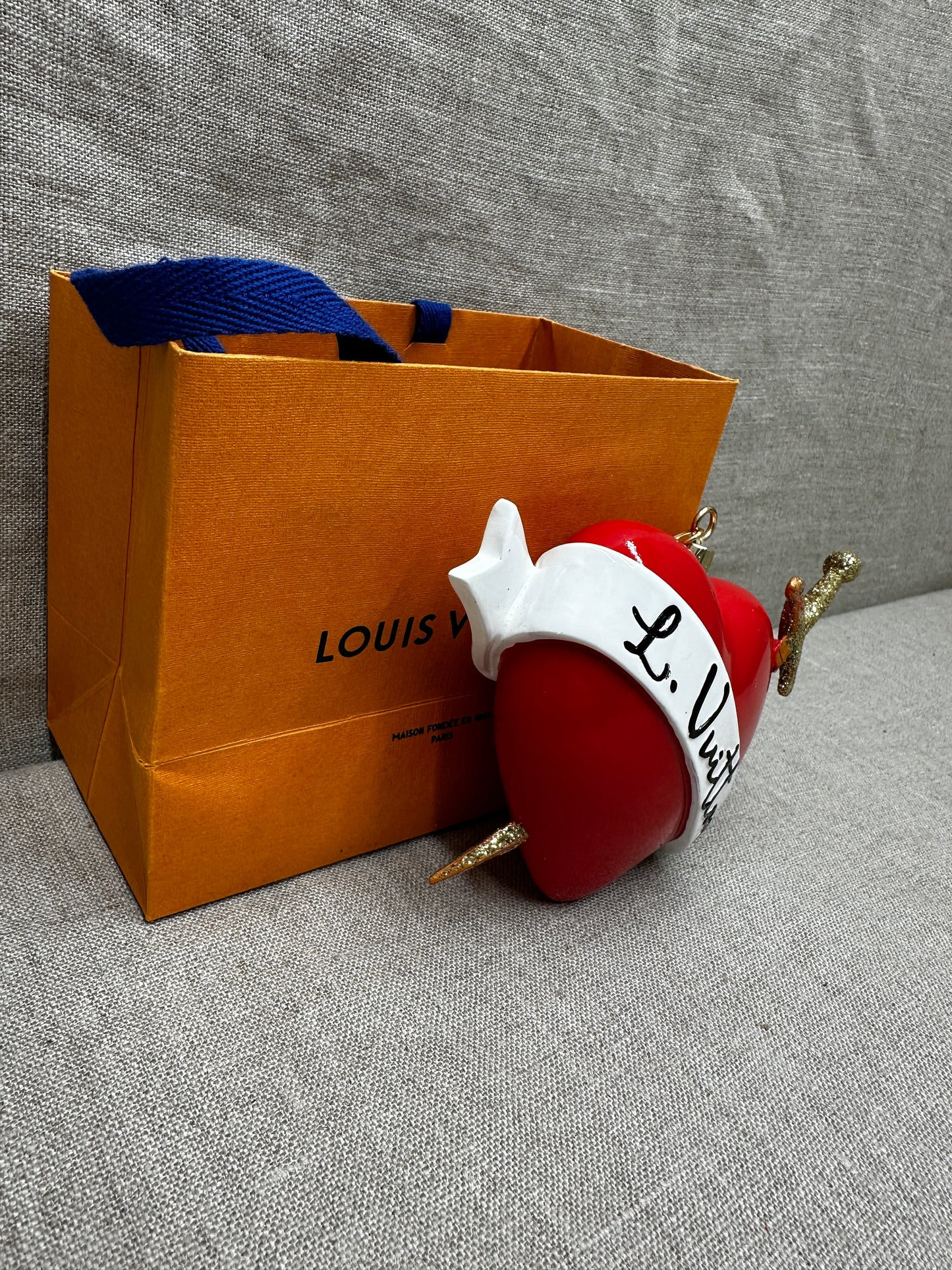 Louis Vuitton julgrans dekoration Hjärta