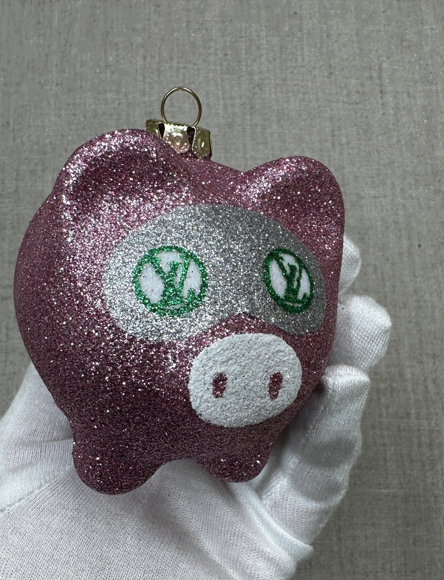 Louis Vuitton julgrans dekoration Julgris